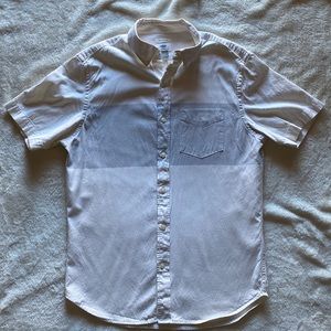 Mens old navy short sleeve sim fit button up